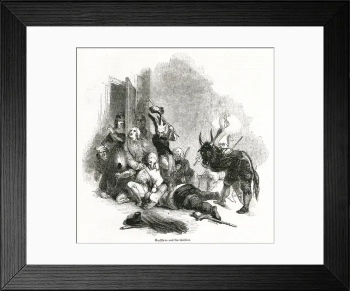 Framed Print : Hudibras, mock-heroic poem by Samuel Butler Framed Print : Hudibras, mock-heroic poem by Samuel Butler
