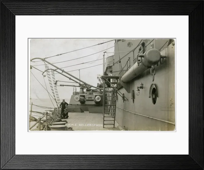 Framed Print : HMS Bellerophon, British battleship Framed Print : HMS Bellerophon, British battleship