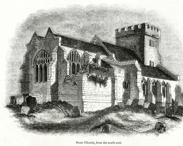View of St Marys Church, Stone, near Dartford, Kent