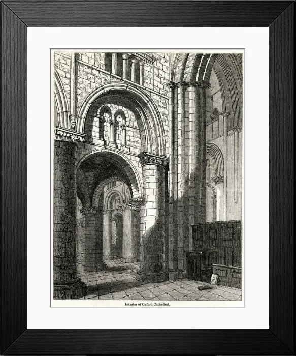 Framed Print : View inside Christ Church Cathedral, Oxford Framed Print : View inside Christ Church Cathedral, Oxford