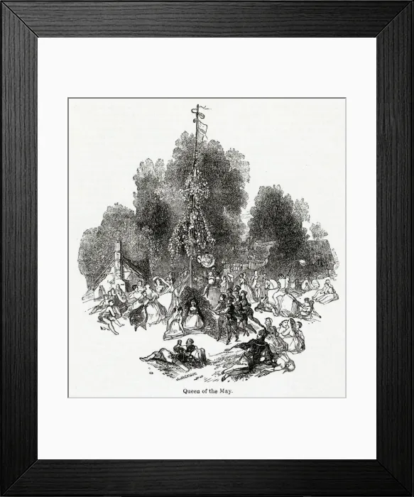 Framed Print : The Year of the Poets -- Queen of the May Framed Print : The Year of the Poets -- Queen of the May