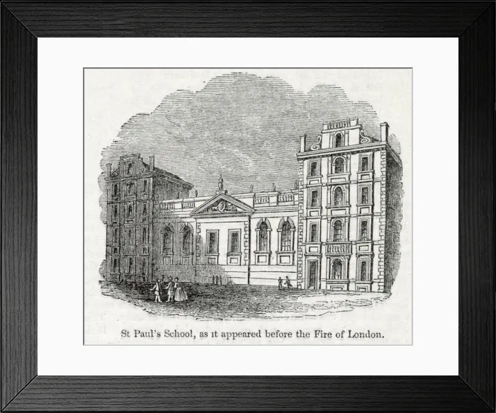 Framed Print : St Pauls Cathedral Choir School, City of London Framed Print : St Pauls Cathedral Choir School, City of London