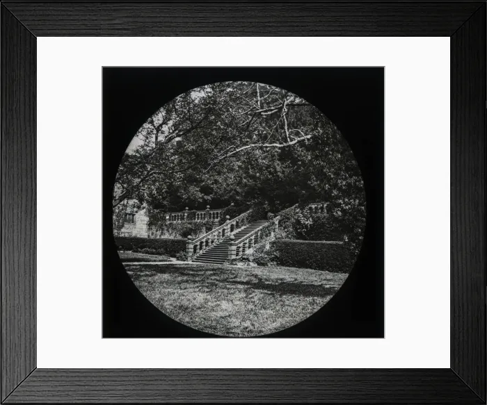 Framed Print : Grand garden stairs Framed Print : Grand garden stairs