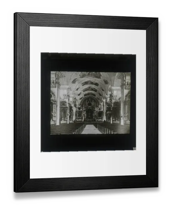 Framed Print : Interior Engleberg Church Framed Print : Interior Engleberg Church