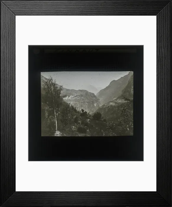Framed Print : Mountain View of Finhault Municipality, Switzerland Framed Print : Mountain View of Finhault Municipality, Switzerland