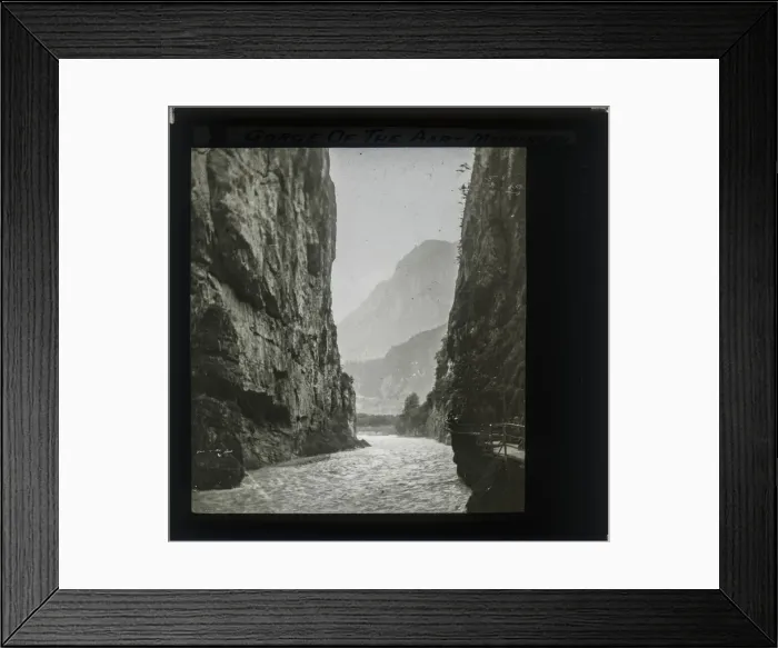 Framed Print : Gorges De L Aar, Meiringen, Switzerland Framed Print : Gorges De L Aar, Meiringen, Switzerland