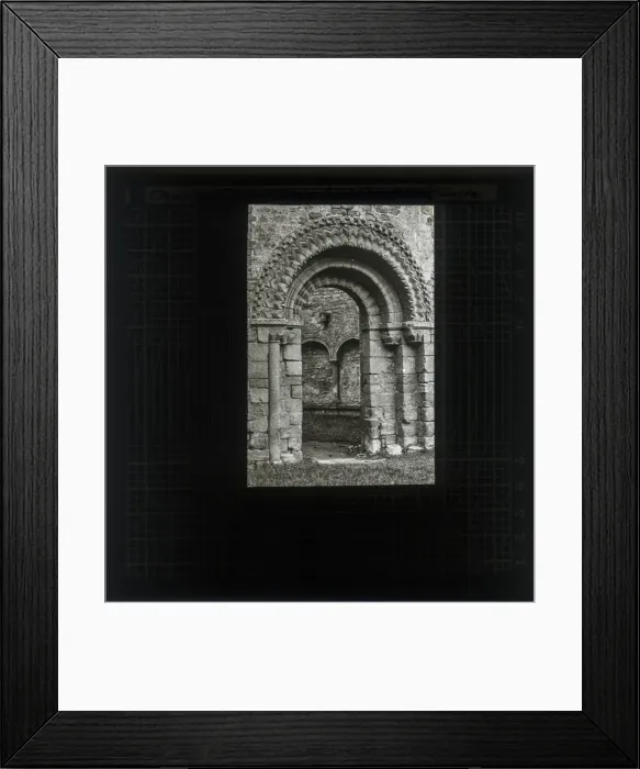 Framed Print : Interior of Ruined chapel in a castle Framed Print : Interior of Ruined chapel in a castle