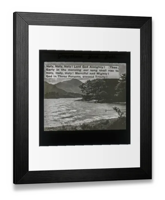 Framed Print : Prayer Lantern Slide and Lake - By Graystone Bird, Bath Framed Print : Prayer Lantern Slide and Lake - By Graystone Bird, Bath