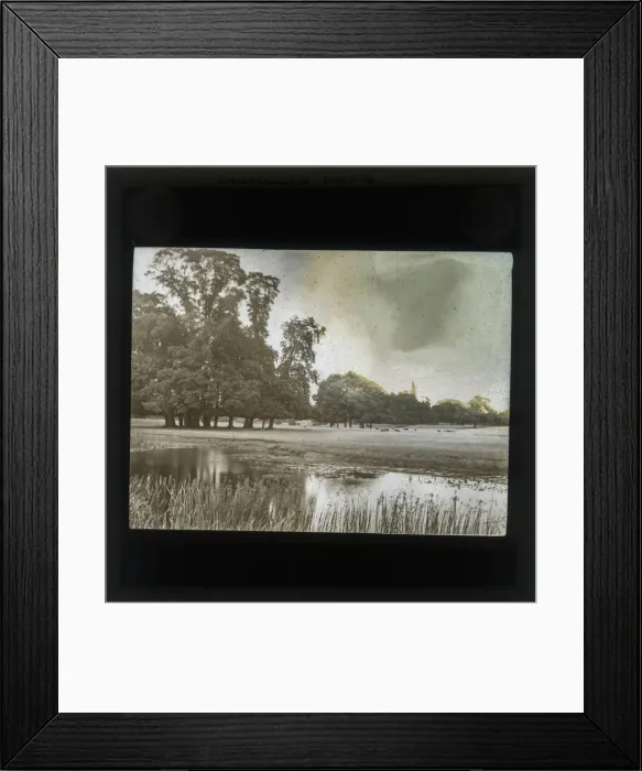 Framed Print : VIew of the pond Charlcote Park Framed Print : VIew of the pond Charlcote Park