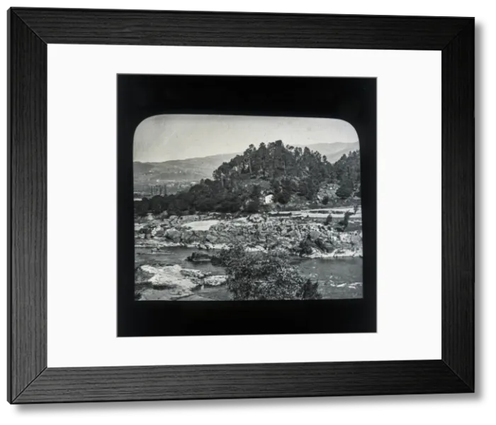 Framed Print : Rio Minho view from Arbo Station Framed Print : Rio Minho view from Arbo Station