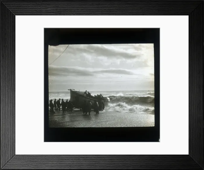 Framed Print : Launching of the Lifeboat Framed Print : Launching of the Lifeboat