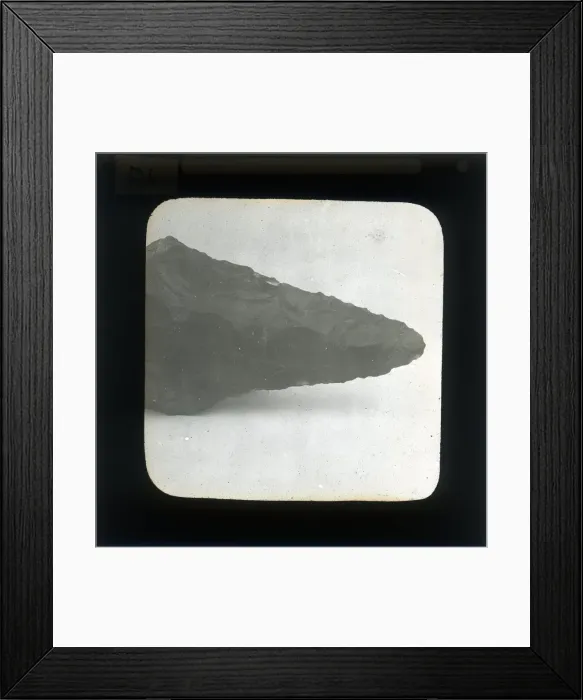 Framed Print : Rock sample still life of Flint Framed Print : Rock sample still life of Flint
