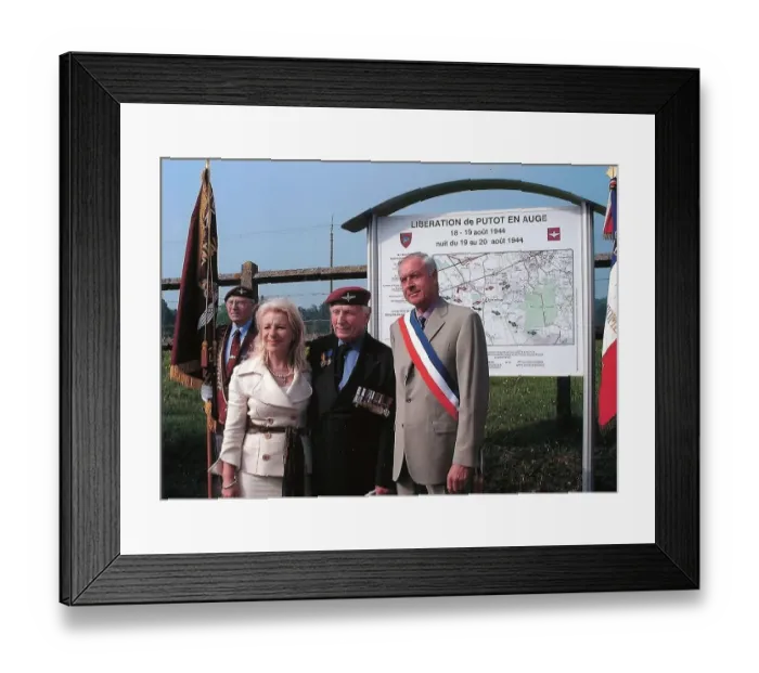 Framed Print : British 6th Airborne Memorial, Putot en Auge Normandy Framed Print : British 6th Airborne Memorial, Putot en Auge Normandy