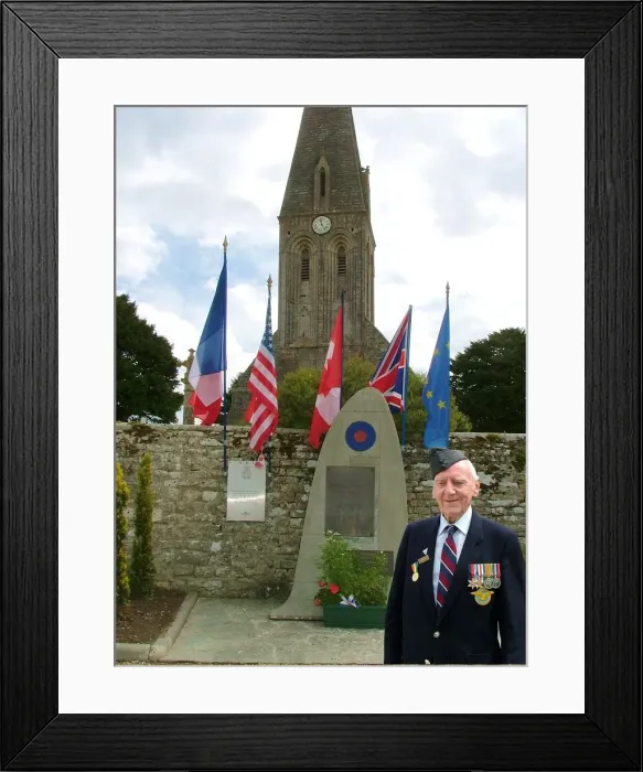 Framed Print : Pierre Clostermann Memorial, Bazenville, Normandy Framed Print : Pierre Clostermann Memorial, Bazenville, Normandy