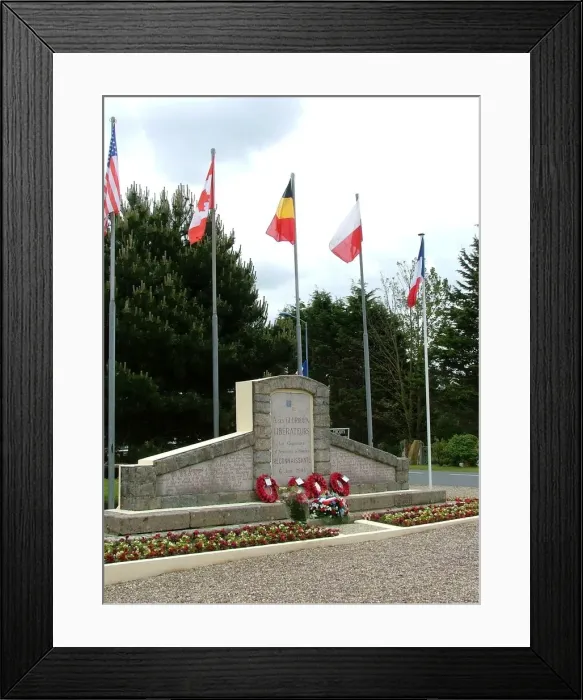Framed Print : 50th Northumbrian Division Memorial, Asnelles Framed Print : 50th Northumbrian Division Memorial, Asnelles