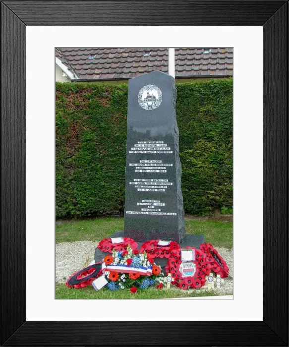 Framed Print : 2nd Battalion South Wales Borderers Memorial, Asnelles Framed Print : 2nd Battalion South Wales Borderers Memorial, Asnelles