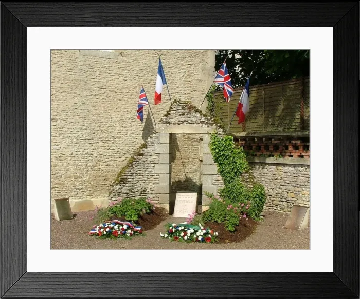 Framed Print : Operation Mallard Memorials, St Aubin d Auquenay Framed Print : Operation Mallard Memorials, St Aubin d Auquenay