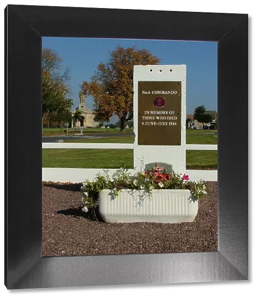 Memorial to No. 6 Commando, Amfreville, Normandy