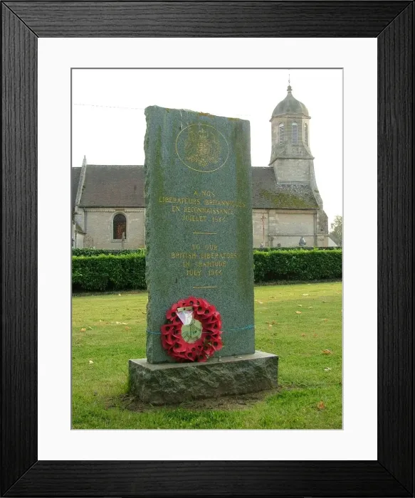 Framed Print : Liberators Memorial, Escoville, Normandy Framed Print : Liberators Memorial, Escoville, Normandy