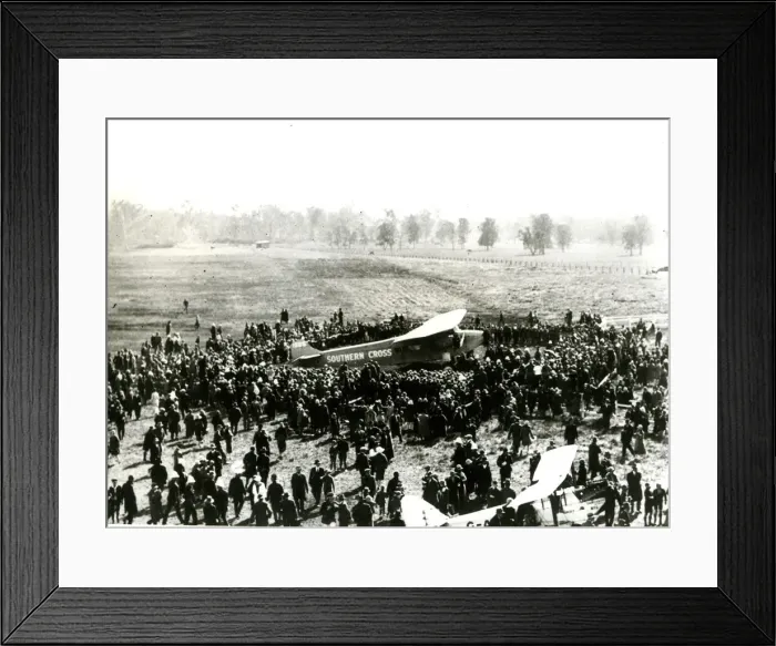 Framed Print : First fully successful westbound North Atlantic flight Framed Print : First fully successful westbound North Atlantic flight