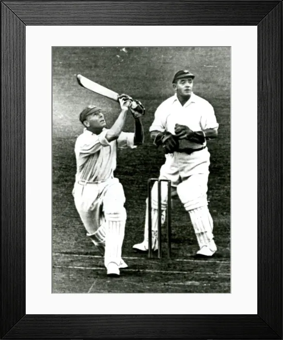 Framed Print : Jack Hobbs hitting a boundary for Surrey against Yorkshire Framed Print : Jack Hobbs hitting a boundary for Surrey against Yorkshire