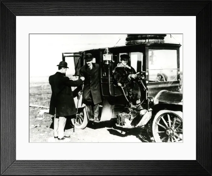 Framed Print : Wright Brothers, aviation pioneers, in France Framed Print : Wright Brothers, aviation pioneers, in France