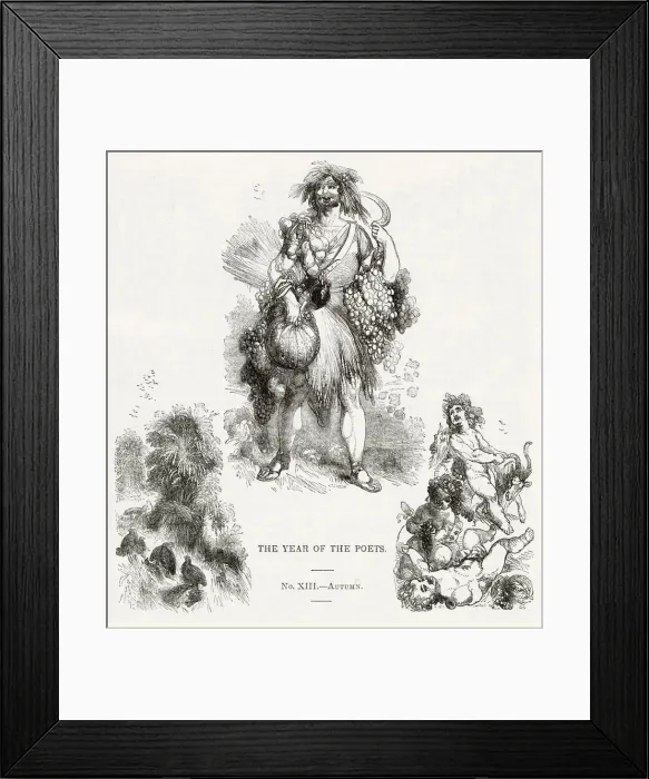 Framed Print : The Year of the Poets -- Autumn Framed Print : The Year of the Poets -- Autumn