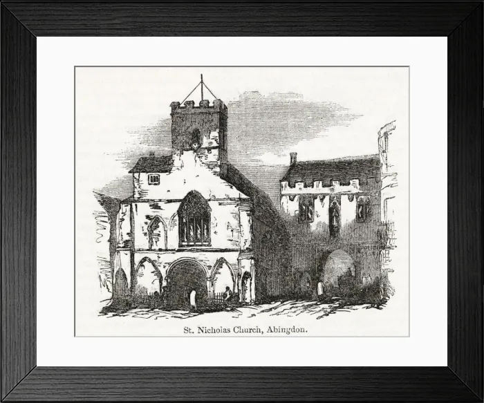 Framed Print : St Nicholas Church, Abingdon, Oxfordshire Framed Print : St Nicholas Church, Abingdon, Oxfordshire