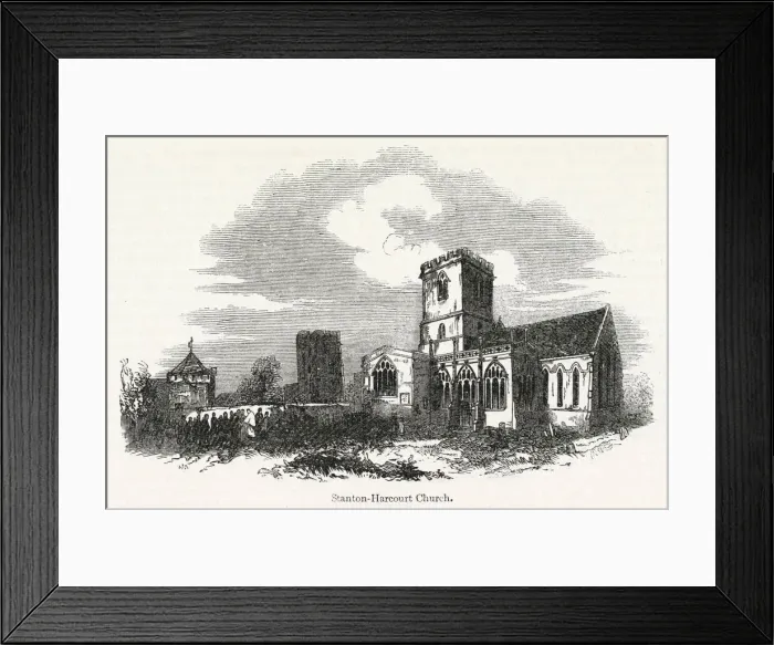 Framed Print : St Michaels Church, Stanton-Harcourt, Oxfordshire Framed Print : St Michaels Church, Stanton-Harcourt, Oxfordshire