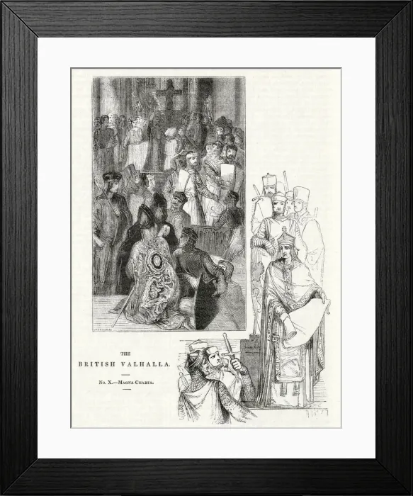 Framed Print : The British Valhalla -- Magna Carta Framed Print : The British Valhalla -- Magna Carta