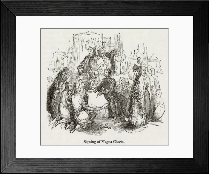 Framed Print : The British Valhalla -- Magna Carta Framed Print : The British Valhalla -- Magna Carta