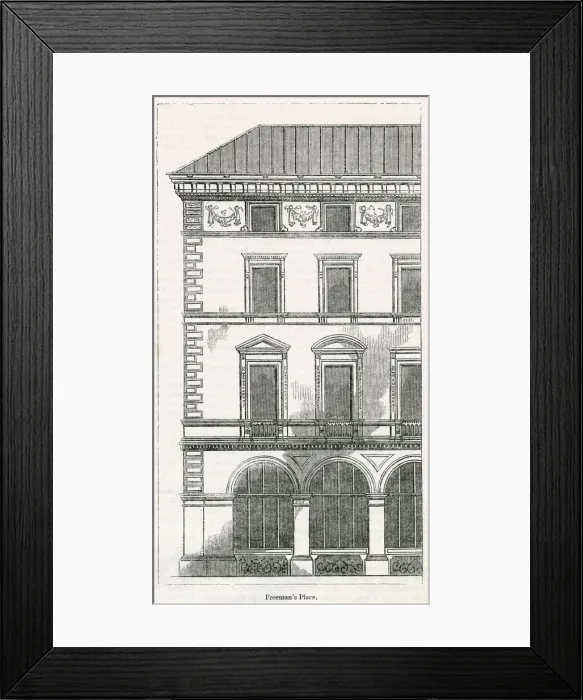 Framed Print : Freemans Place, near Royal Exchange, City of London Framed Print : Freemans Place, near Royal Exchange, City of London