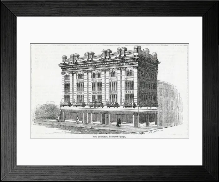 Framed Print : New Coventry Street, Leicester Square, London Framed Print : New Coventry Street, Leicester Square, London