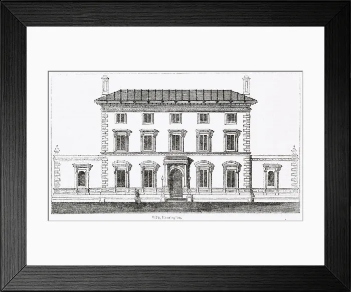 Framed Print : New Villa built in Kensington, London Framed Print : New Villa built in Kensington, London