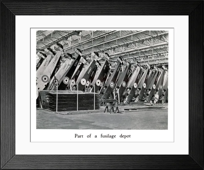 Framed Print : Fuselage Depot Framed Print : Fuselage Depot