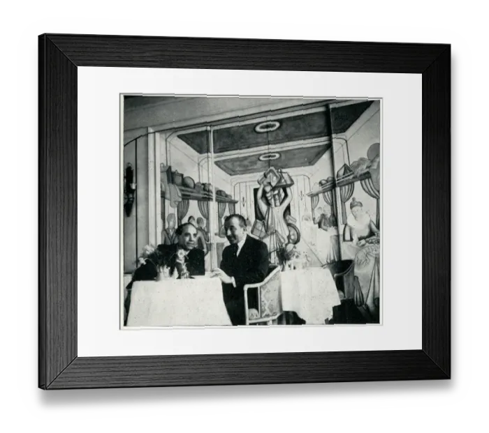 Framed Print : Autori and Sovrani at The Blue Train Grill Framed Print : Autori and Sovrani at The Blue Train Grill