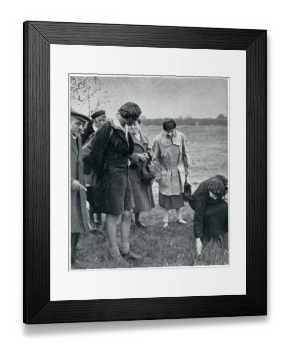 Framed Print : Wandervogel Movement - vegetarian hikers forage for food Framed Print : Wandervogel Movement - vegetarian hikers forage for food