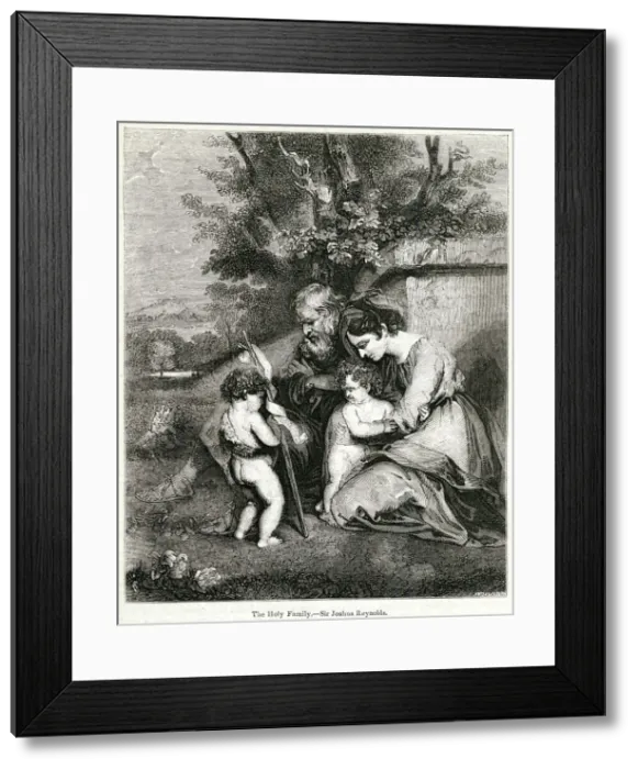 Framed Print : The Holy Family, by Sir Joshua Reynolds Framed Print : The Holy Family, by Sir Joshua Reynolds