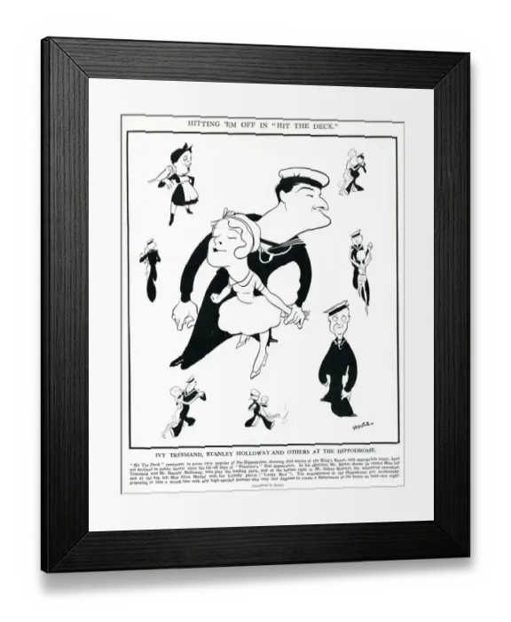 Framed Print : Hit the Deck at the Hippodrome by Hynes Framed Print : Hit the Deck at the Hippodrome by Hynes
