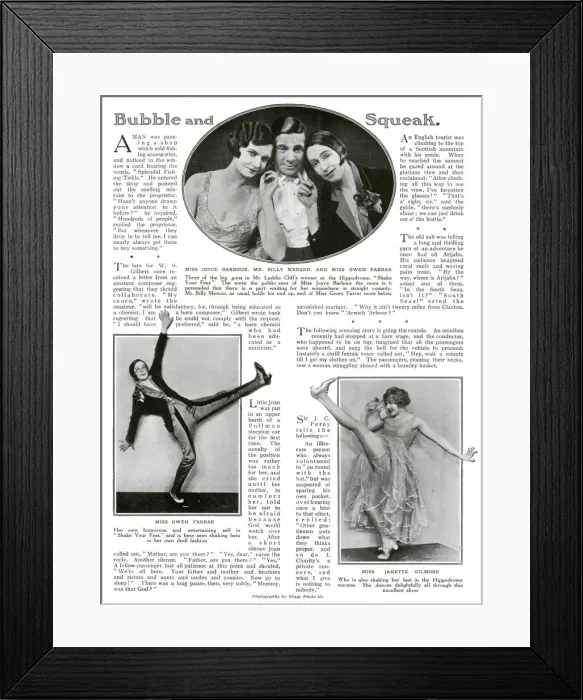 Framed Print : Gwen Farrar in The Tatler, 1927 Framed Print : Gwen Farrar in The Tatler, 1927