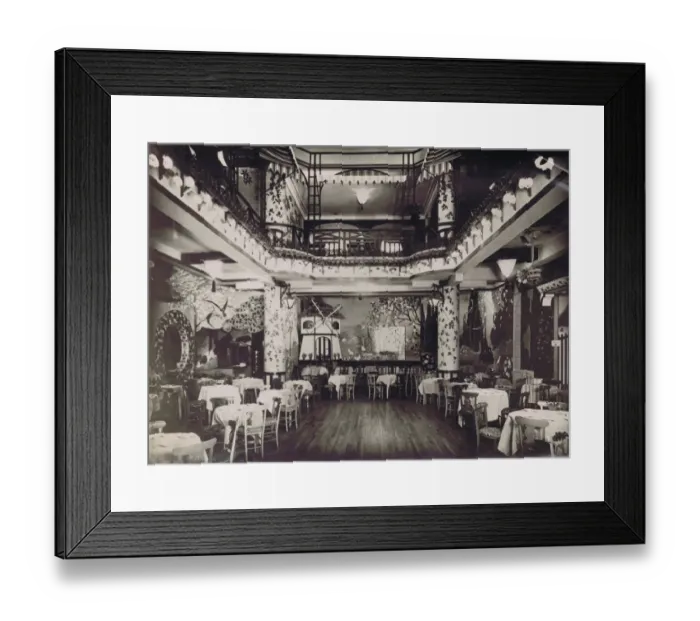 Framed Print : The interiror of Le Jardin de ma souer nightlcub in Paris Framed Print : The interiror of Le Jardin de ma souer nightlcub in Paris