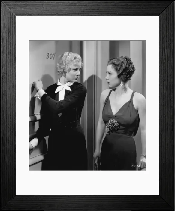 Framed Print : Una Merkel and Steffi Duna in One New York Night (1935) Framed Print : Una Merkel and Steffi Duna in One New York Night (1935)