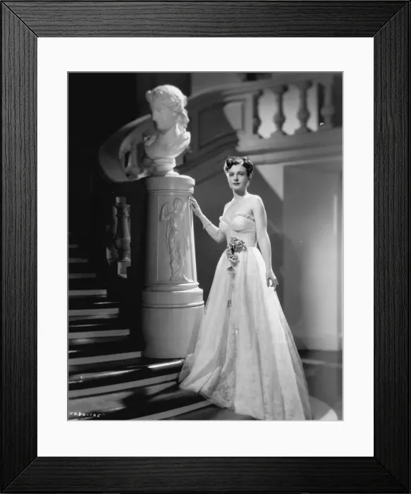 Framed Print : Ruth Hussey wearing a strapless evening gown - Dolly Tree Framed Print : Ruth Hussey wearing a strapless evening gown - Dolly Tree