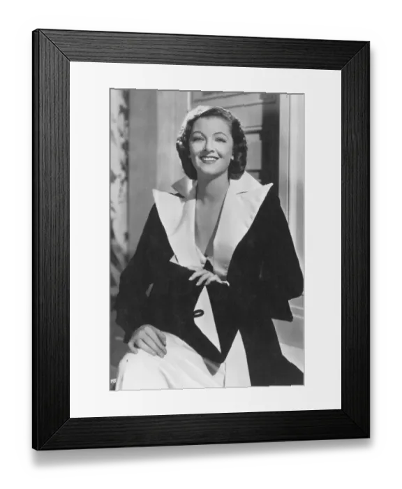 Framed Print : Myrna Loy in Manproof (1937) Framed Print : Myrna Loy in Manproof (1937)