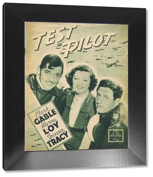 Picturegoers Famous Film Supplement for Test Pilot (1938)