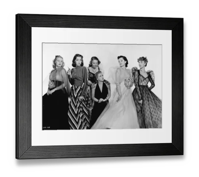 Framed Print : An array of Dolly Tree gowns in These Glamour Girls (1939) Framed Print : An array of Dolly Tree gowns in These Glamour Girls (1939)