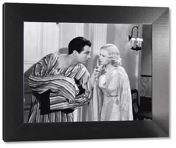 Jean Harlow and Robert Taylor in Personal Property (1937)