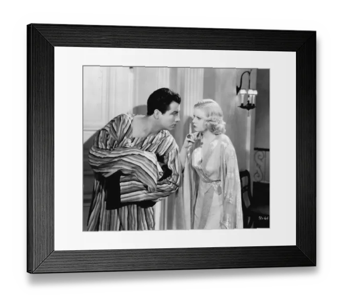 Framed Print : Jean Harlow and Robert Taylor in Personal Property (1937) Framed Print : Jean Harlow and Robert Taylor in Personal Property (1937)
