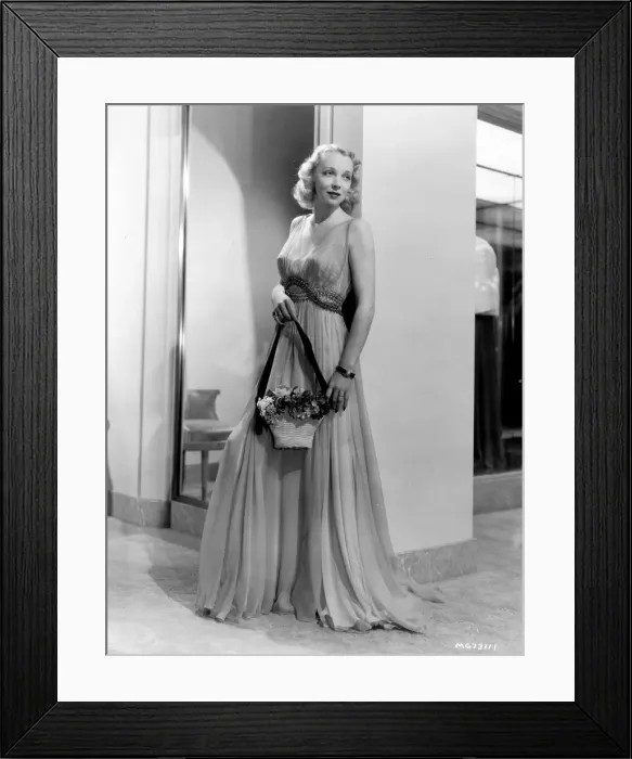 Framed Print : One of Virginia Bruce?s gowns designed by Dolly Tree Framed Print : One of Virginia Bruce?s gowns designed by Dolly Tree
