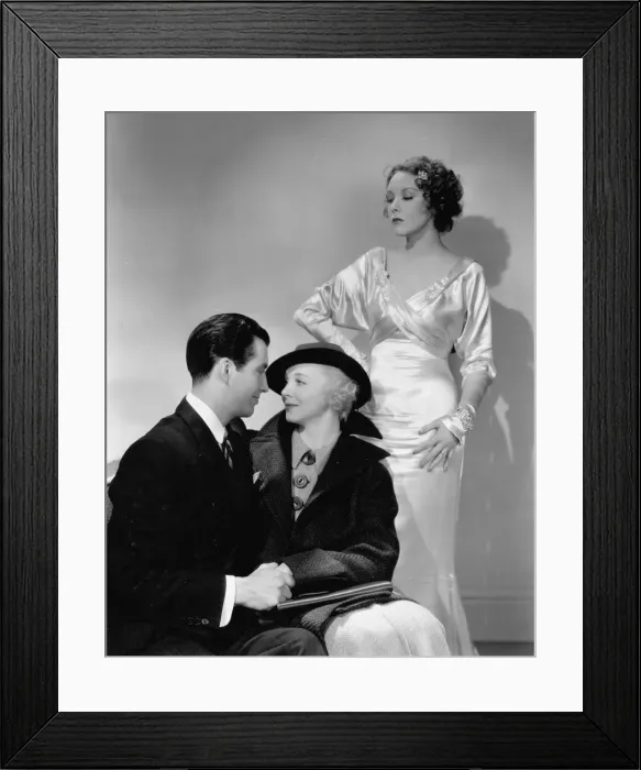 Framed Print : Helen Twelvetrees (with Virginia Bruce) in an evening gown Framed Print : Helen Twelvetrees (with Virginia Bruce) in an evening gown